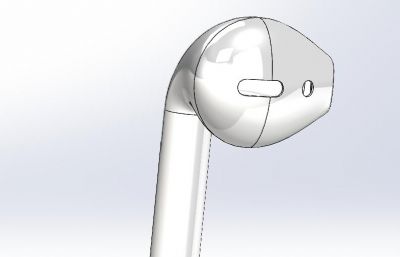 蓝牙耳机外壳sldprt模型
