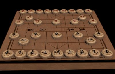 象棋FBX模型