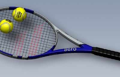 网球拍+网球