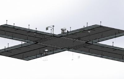 十字路口公路交通控制系统