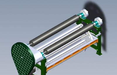 solidworks卷染机模型