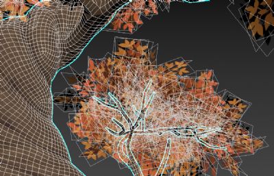 风格化树木3dmax模型