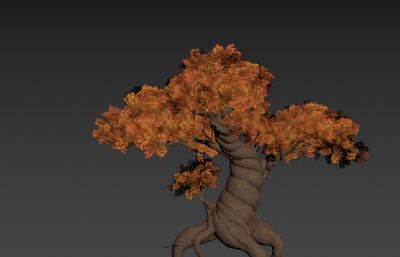 风格化树木3dmax模型
