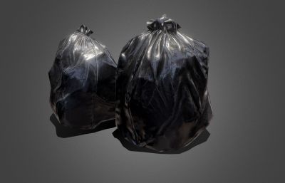 黑色垃圾袋/废料袋/生活垃圾