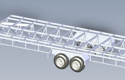 solidworks集装箱拖车