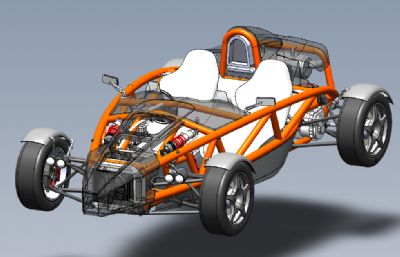 solidworks原子车/钢管车