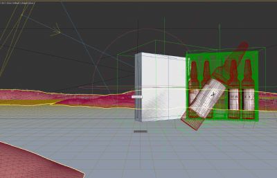 医疗药盒注射剂产品展示3dmax模型