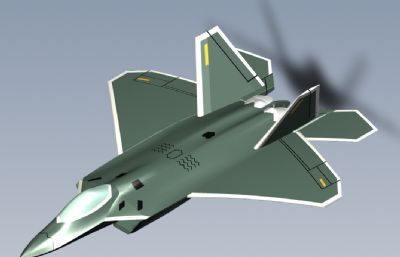 F22猛禽战斗机外型