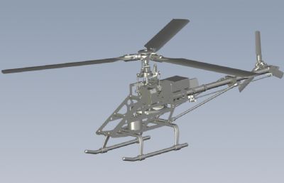 solidworks直升机模型
