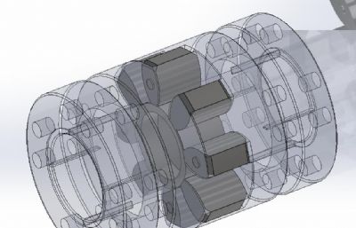 梅花联轴器solidworks模型