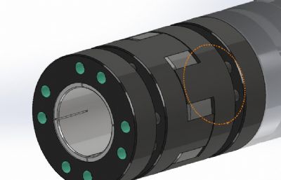 梅花联轴器solidworks模型