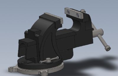 solidworks卧式台虎钳