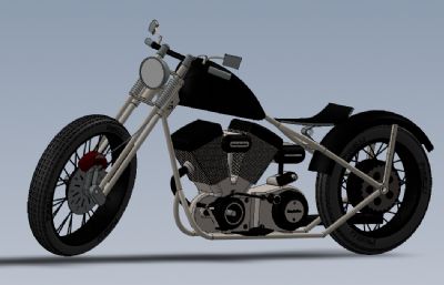 黑色版概念摩托车