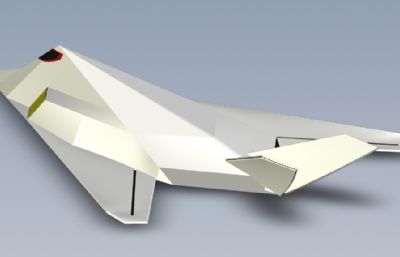 F-117隐形战斗机solidworks模型