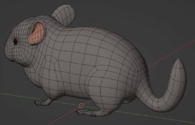 卡通老鼠blender模型