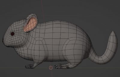 卡通老鼠blender模型