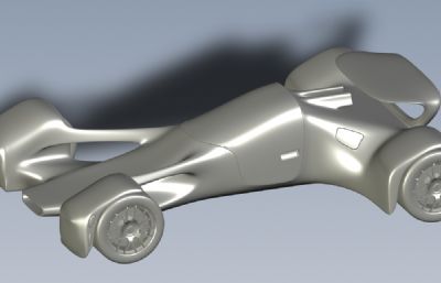 EVS电动跑车造型FBX,STL格式模型