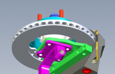 solidworks铝制前轮毂