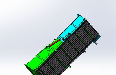 收获机械料斗solidworks模型