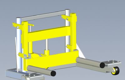 solidworks飞机机轮制动器更换器