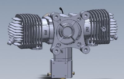 双缸航模发动机
