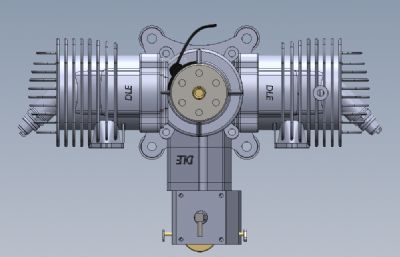 双缸航模发动机