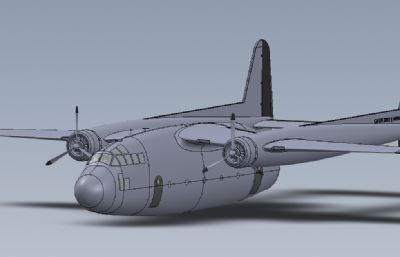 C-119运输机solidworks模型