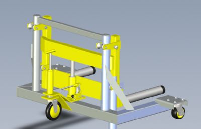 solidworks飞机机轮制动器更换器