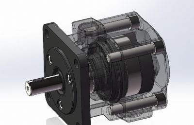 风扇电机solidworks模型