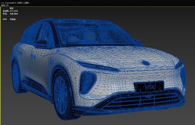 蔚来ES6新能源汽车3dmax模型