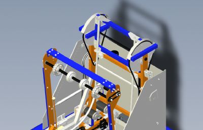 862号机器人车solidworks模型