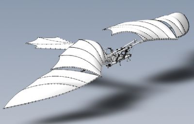 solidworks达芬奇扑翼飞鸟