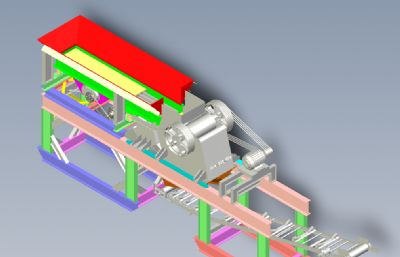 移动式破碎机 solidworks