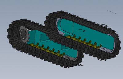 solidworks履带传动底盘