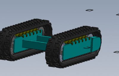 solidworks履带传动底盘