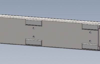 solidworks方槽直线导轨