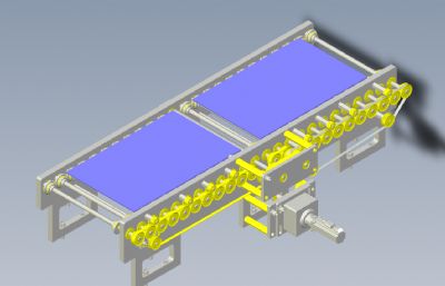 solidworks玻璃输送机