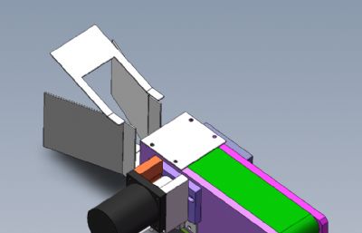 solidworks小型PVC皮带线