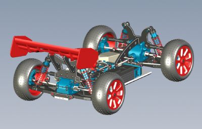 小型油动遥控赛车玩具stp模型