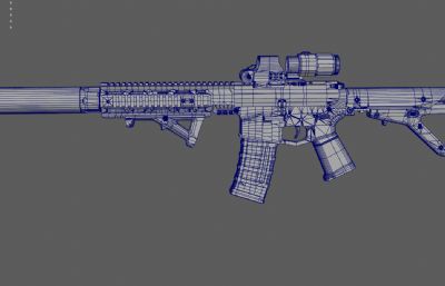 AR15突击步枪,狙击枪,战术版步枪