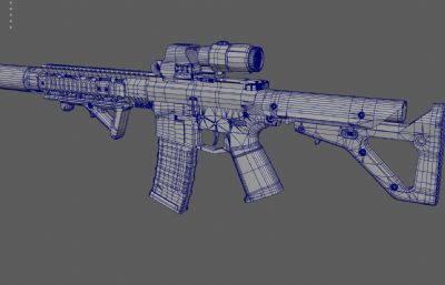 AR15突击步枪,狙击枪,战术版步枪