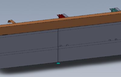 无心钢管抛光机solidworks模型