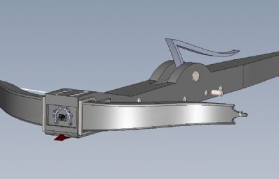 solidworks弓弩模型