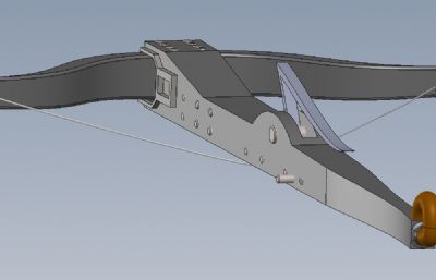 solidworks弓弩模型