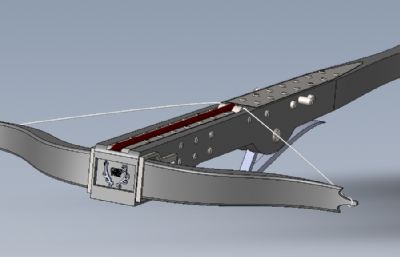 solidworks弓弩模型