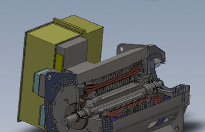 10kv感应电机solidworks模型