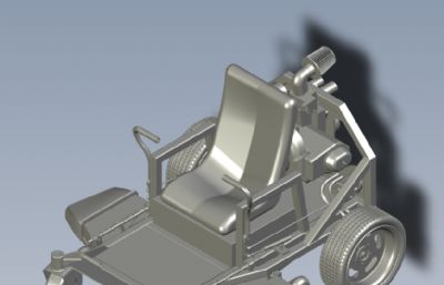 solidworks零转向乘坐式割草机