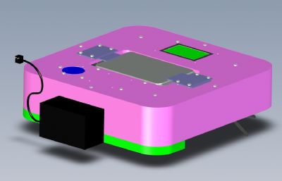 扫地机器人solidworks模型