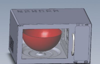 微波炉solidworks模型