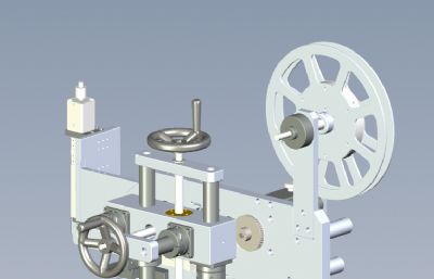 贴标机送料器solidworks模型